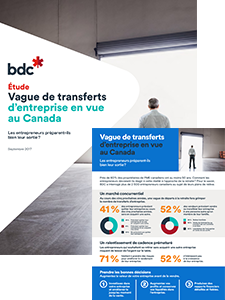 Vague de transferts d'entreprise en vue au Canada
