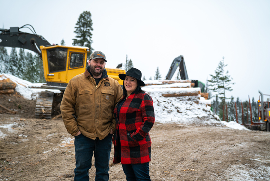 Shelley Stewart, owner of Bar S Ventures, with her husband