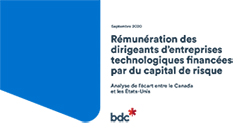 Rémunération des dirigeants des entreprises technologiques financées par le capital de risque Rémunération des dirigeants des entreprises technologiques financées par le capital de risque