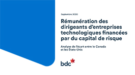 Rémunération des dirigeants des entreprises technologiques financées par le capital de risque Rémunération des dirigeants des entreprises technologiques financées par le capital de risque