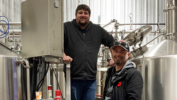 Foghorn Brewery Steve Russell and Andrew Estabrooks - Co-owners of Foghorn Brewing Company