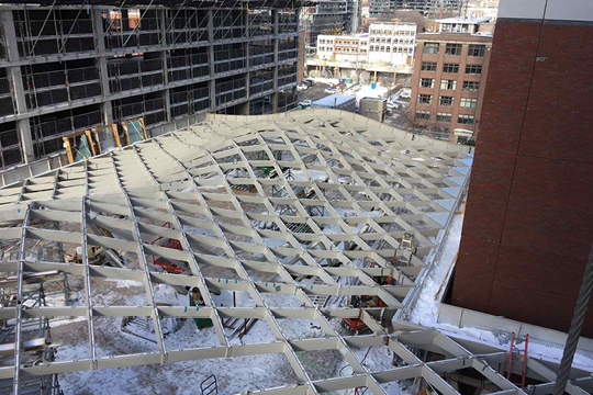 Construction site of Bass Installation