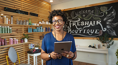 client photo of Praise Okwumabua from Freshair boutique