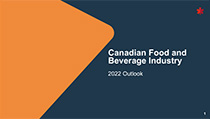 Canadian food and beverage industry, 2022 outlook