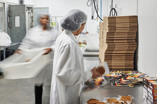 Workers at Aliments Merjex