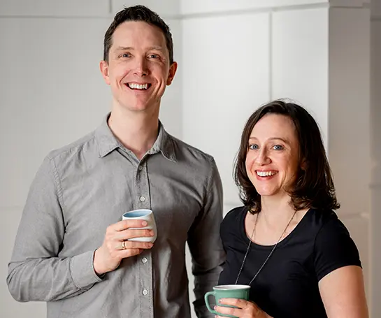 Jennifer and Wes Farnell - Co-owners of Eight Ounce Coffee