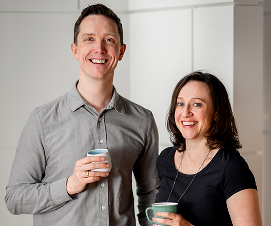 Jennifer and Wes Farnell - Co-owners of Eight Ounce Coffee