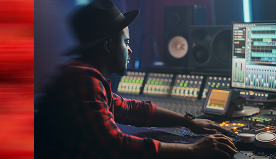 Black entrepreneur in studio
