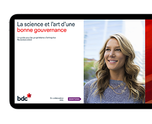 La science et l'art d'une bonne gouvernance, guide entrepreneur et entreprises financées par le capital risque