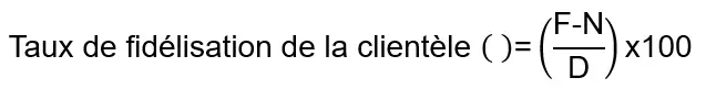 Taux de fidélisation de la clientèle