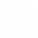 hub white square search icon