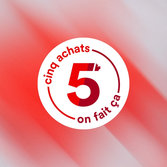 Cinq achat on fait ça