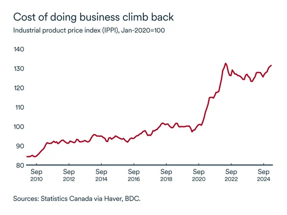 MEL may 2025 graph: Industrial product price index