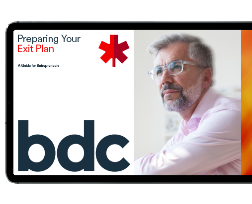 Ebook Preparing your exit plan in an iPad