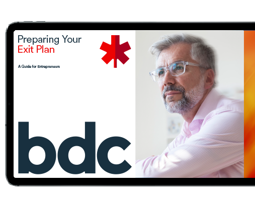 Ebook Preparing your exit plan in an iPad
