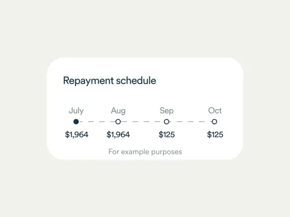Seasonal repayment